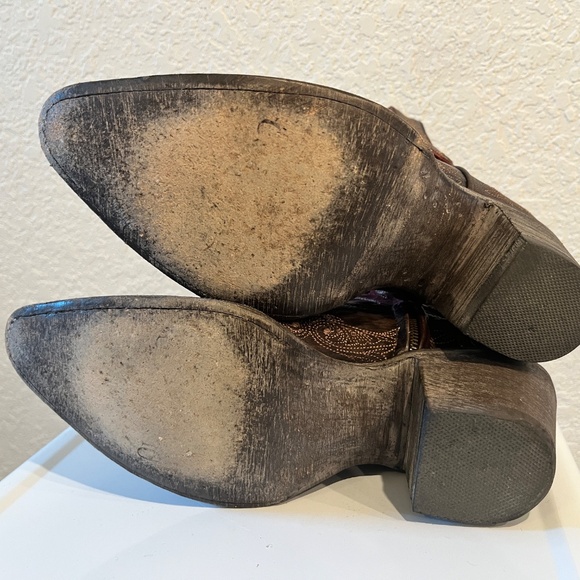 Old Gringo Yippee Ki Yay Laurel zip ankle boots  7.5 - Picture 7 of 8